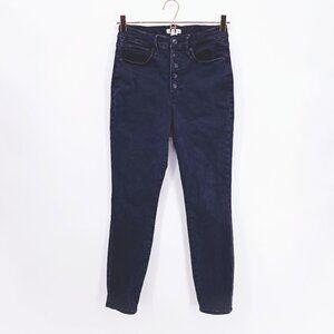 Good American Women's Skinny Jeans - Dark Blue